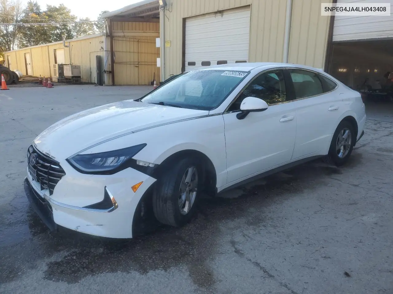 5NPEG4JA4LH043408 2020 Hyundai Sonata Se