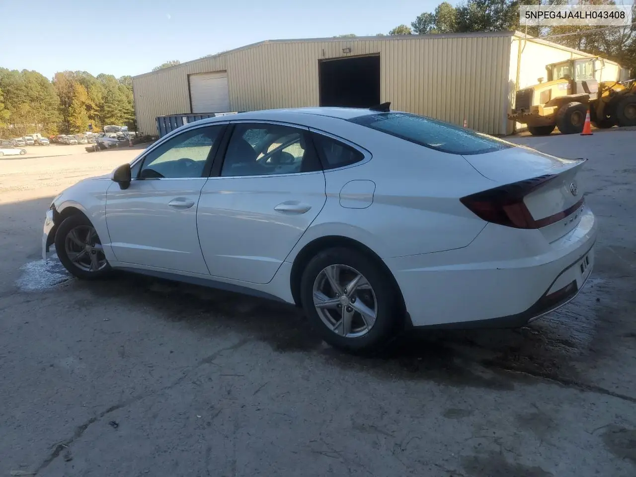 5NPEG4JA4LH043408 2020 Hyundai Sonata Se