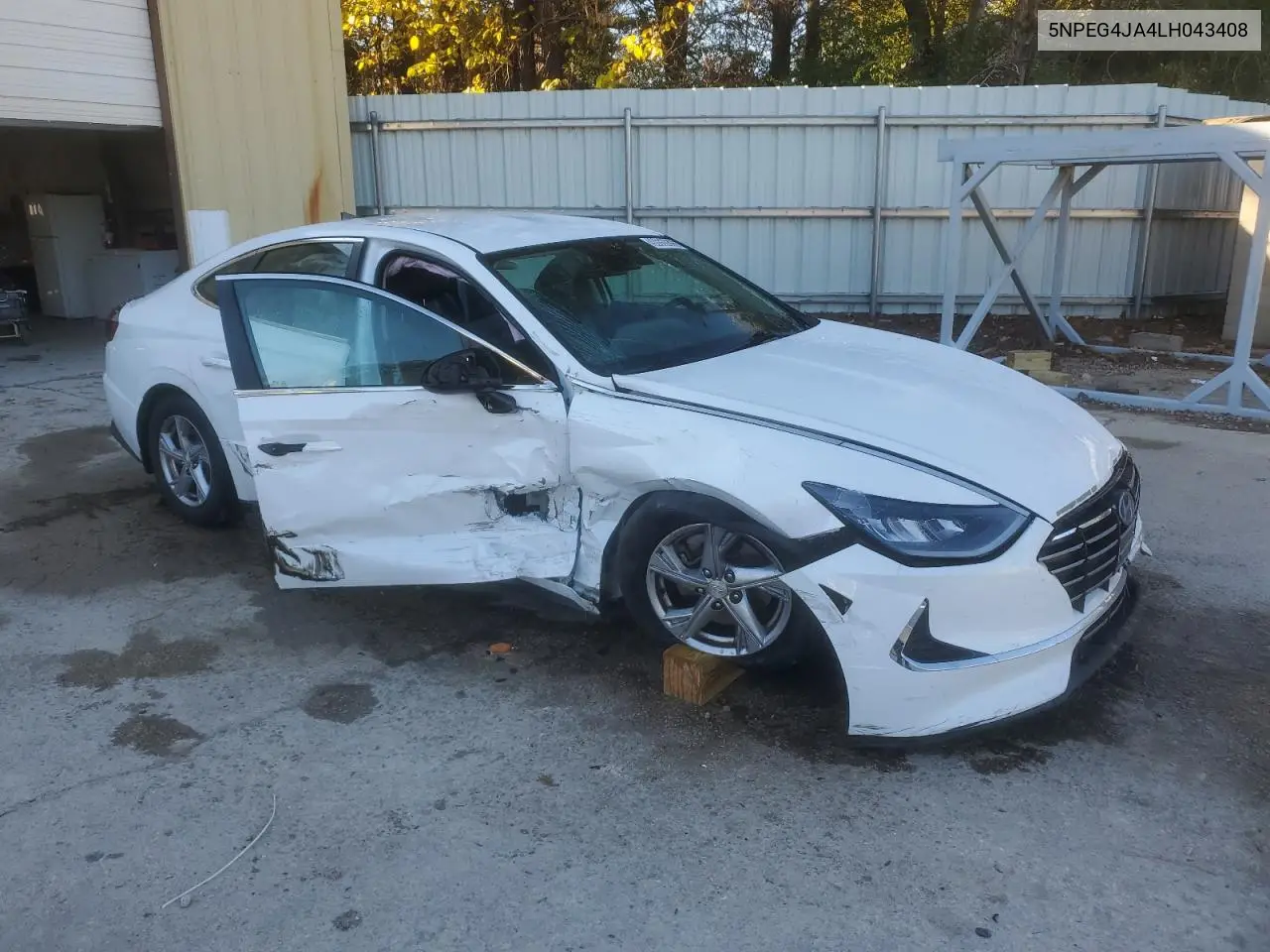5NPEG4JA4LH043408 2020 Hyundai Sonata Se