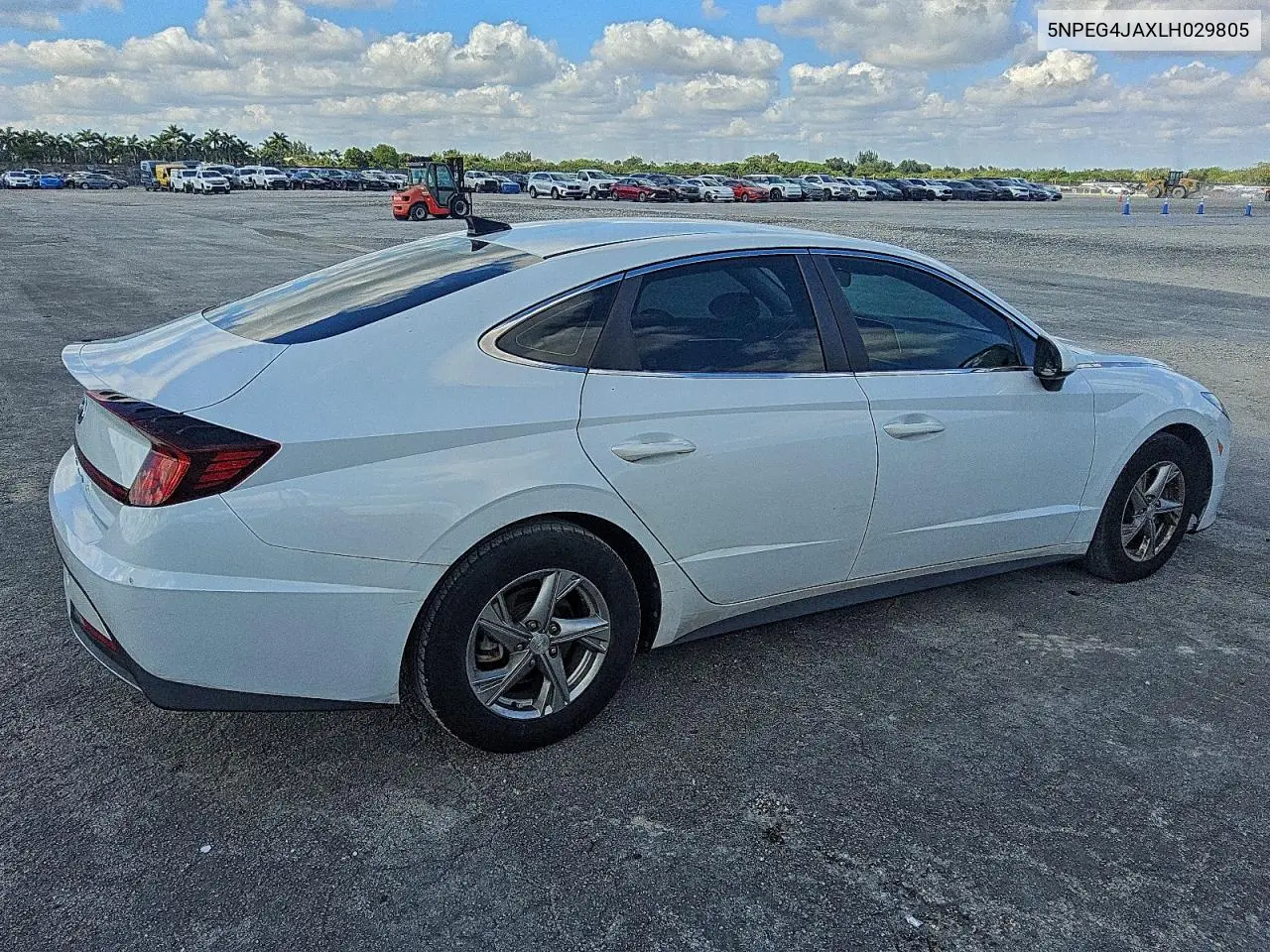 5NPEG4JAXLH029805 2020 Hyundai Sonata Se