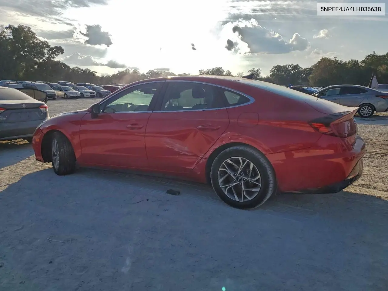 5NPEF4JA4LH036638 2020 Hyundai Sonata Sel