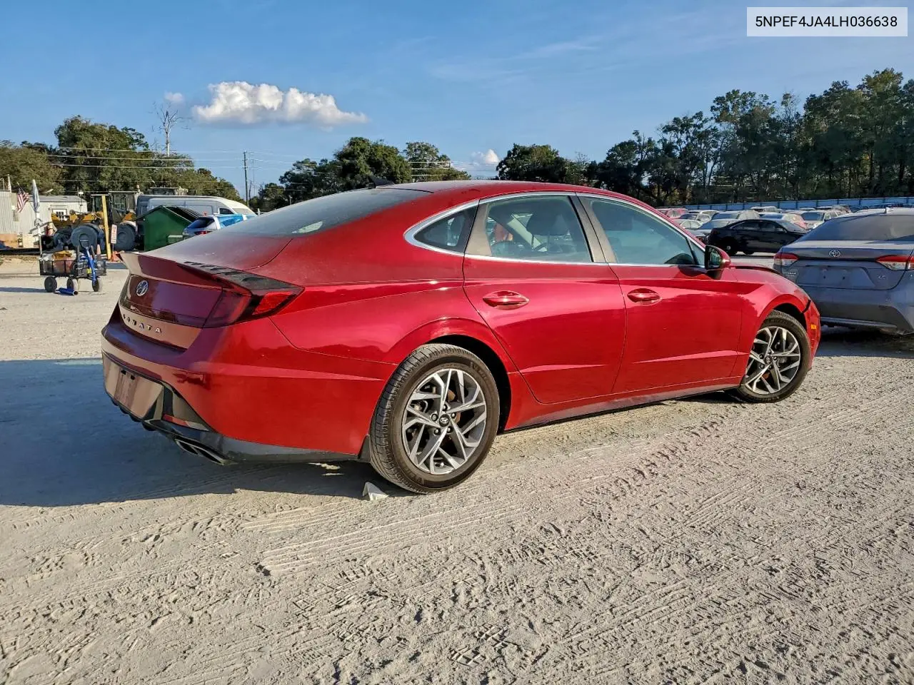 5NPEF4JA4LH036638 2020 Hyundai Sonata Sel