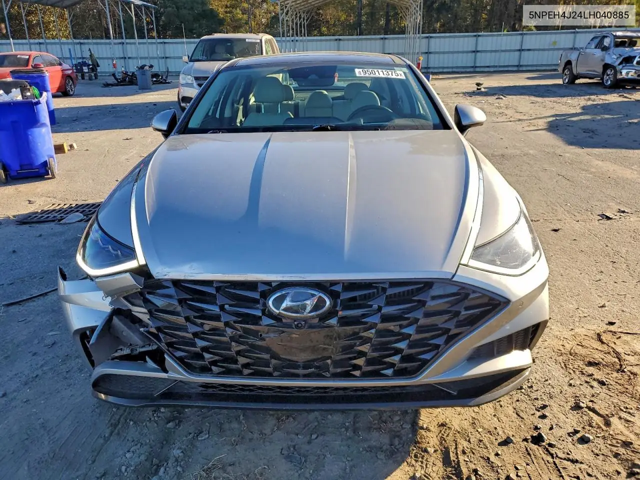 5NPEH4J24LH040885 2020 Hyundai Sonata Limited