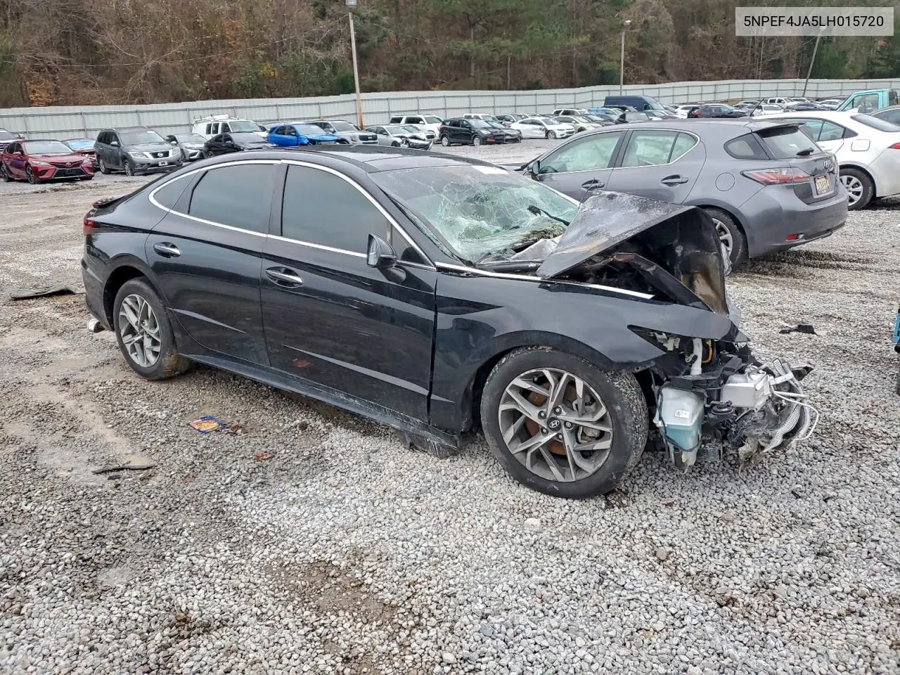 5NPEF4JA5LH015720 2020 Hyundai Sonata Sel