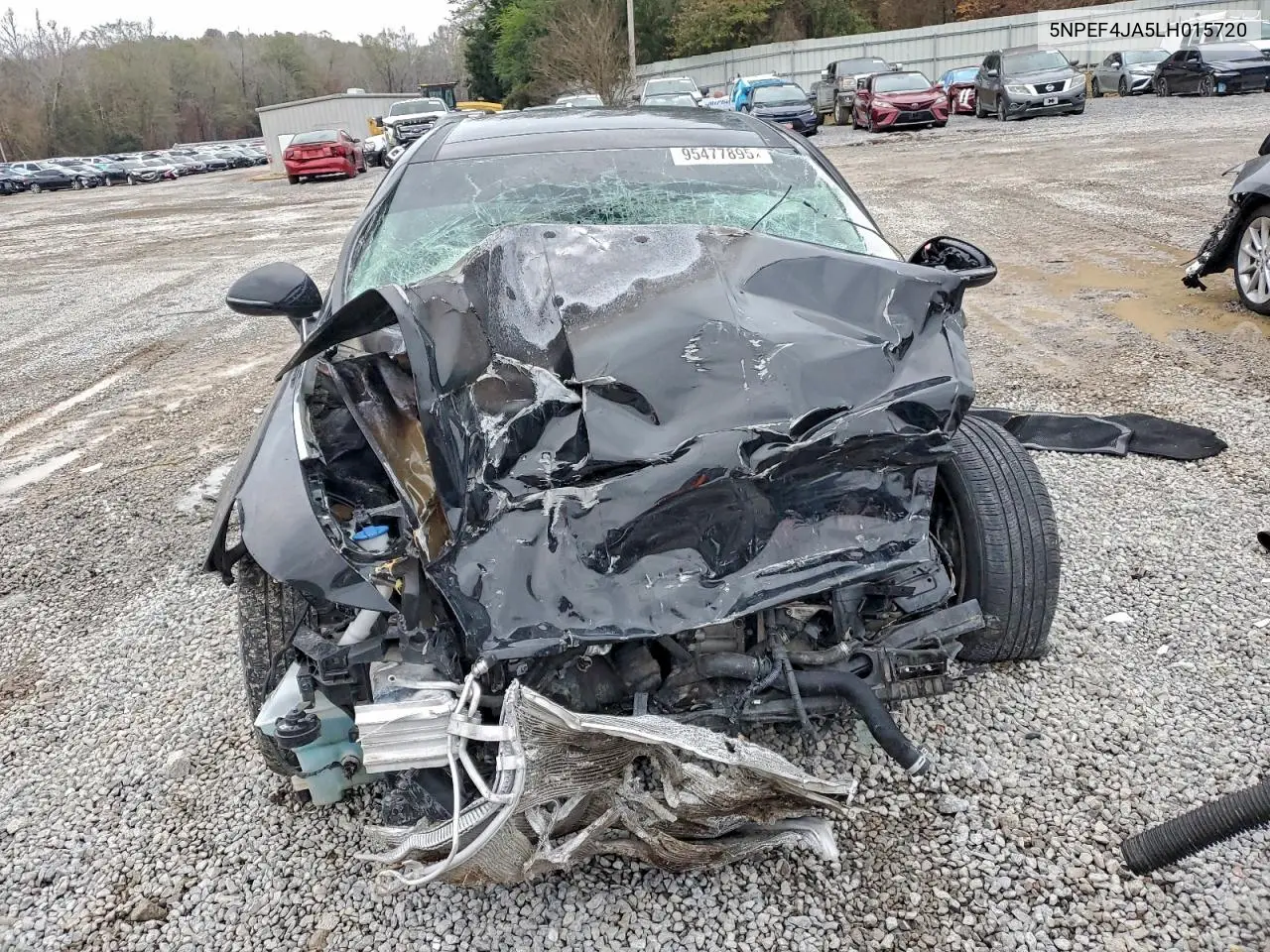5NPEF4JA5LH015720 2020 Hyundai Sonata Sel