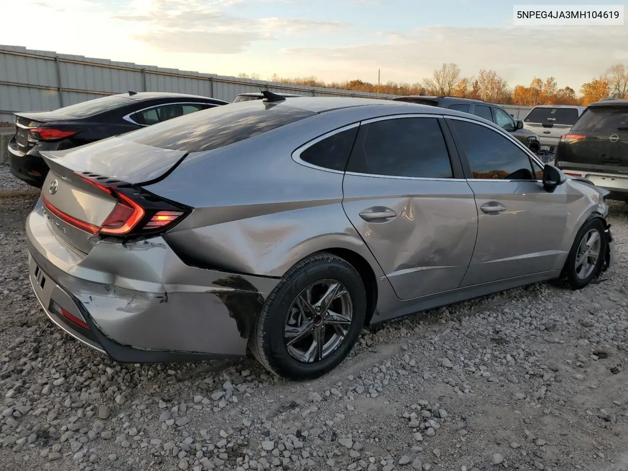 5NPEG4JA3MH104619 2021 Hyundai Sonata Se