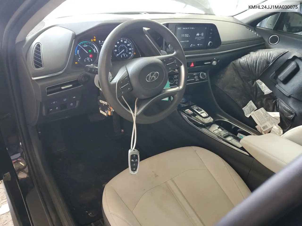 KMHL24JJ1MA030075 2021 Hyundai Sonata Hybrid