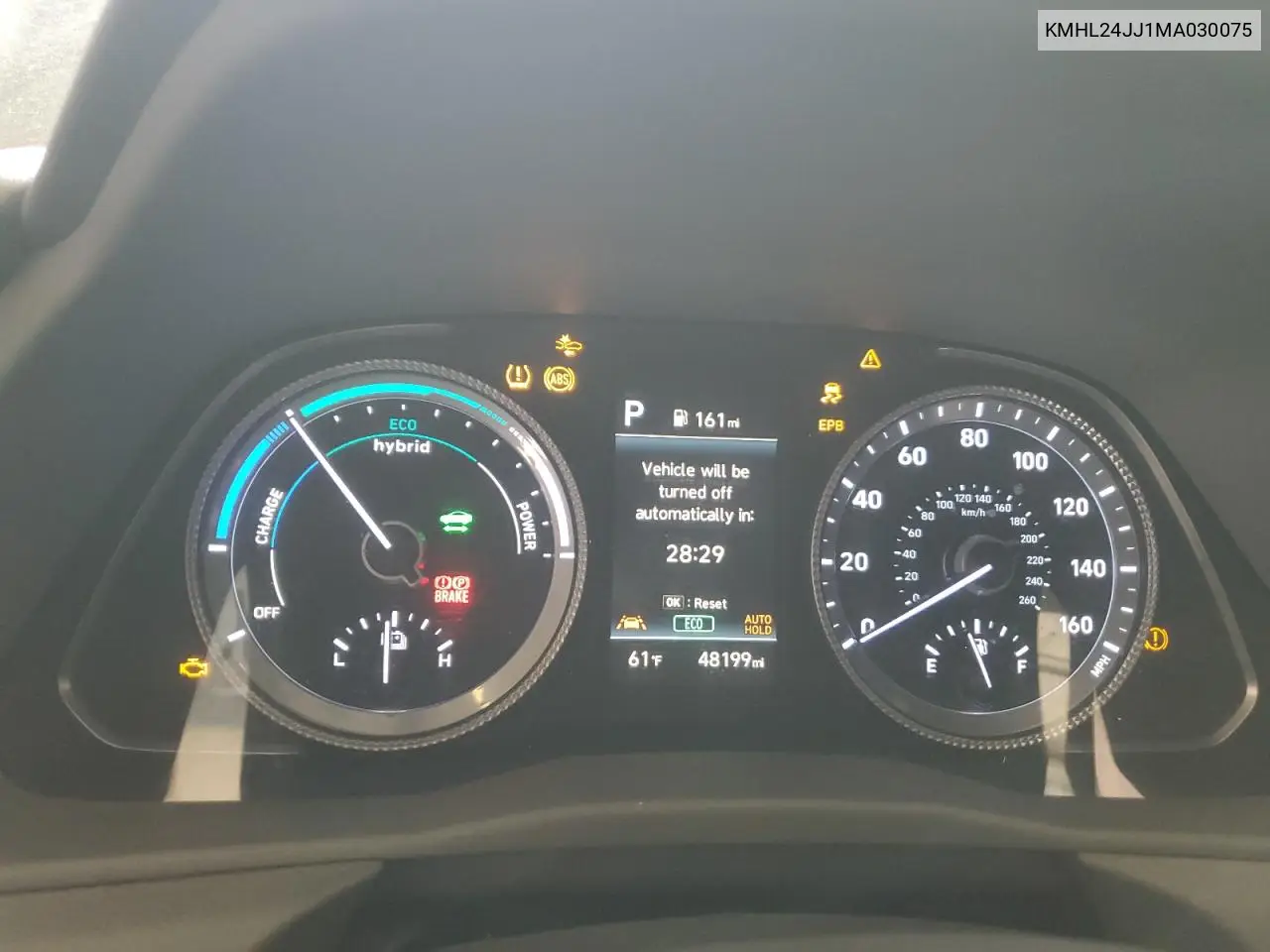 KMHL24JJ1MA030075 2021 Hyundai Sonata Hybrid