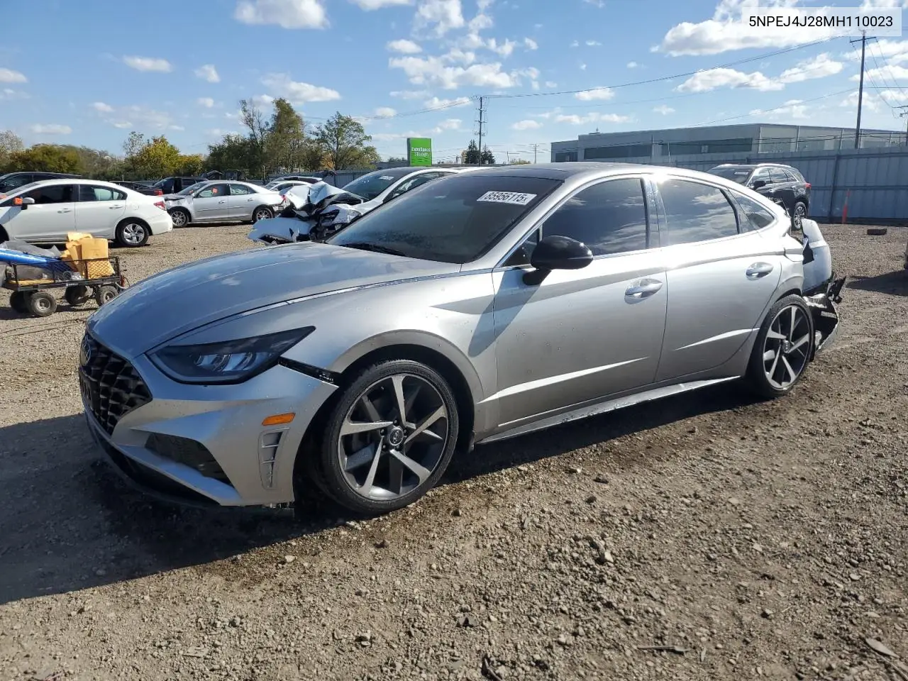5NPEJ4J28MH110023 2021 Hyundai Sonata Sel Plus