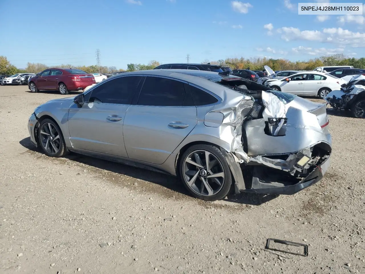 5NPEJ4J28MH110023 2021 Hyundai Sonata Sel Plus