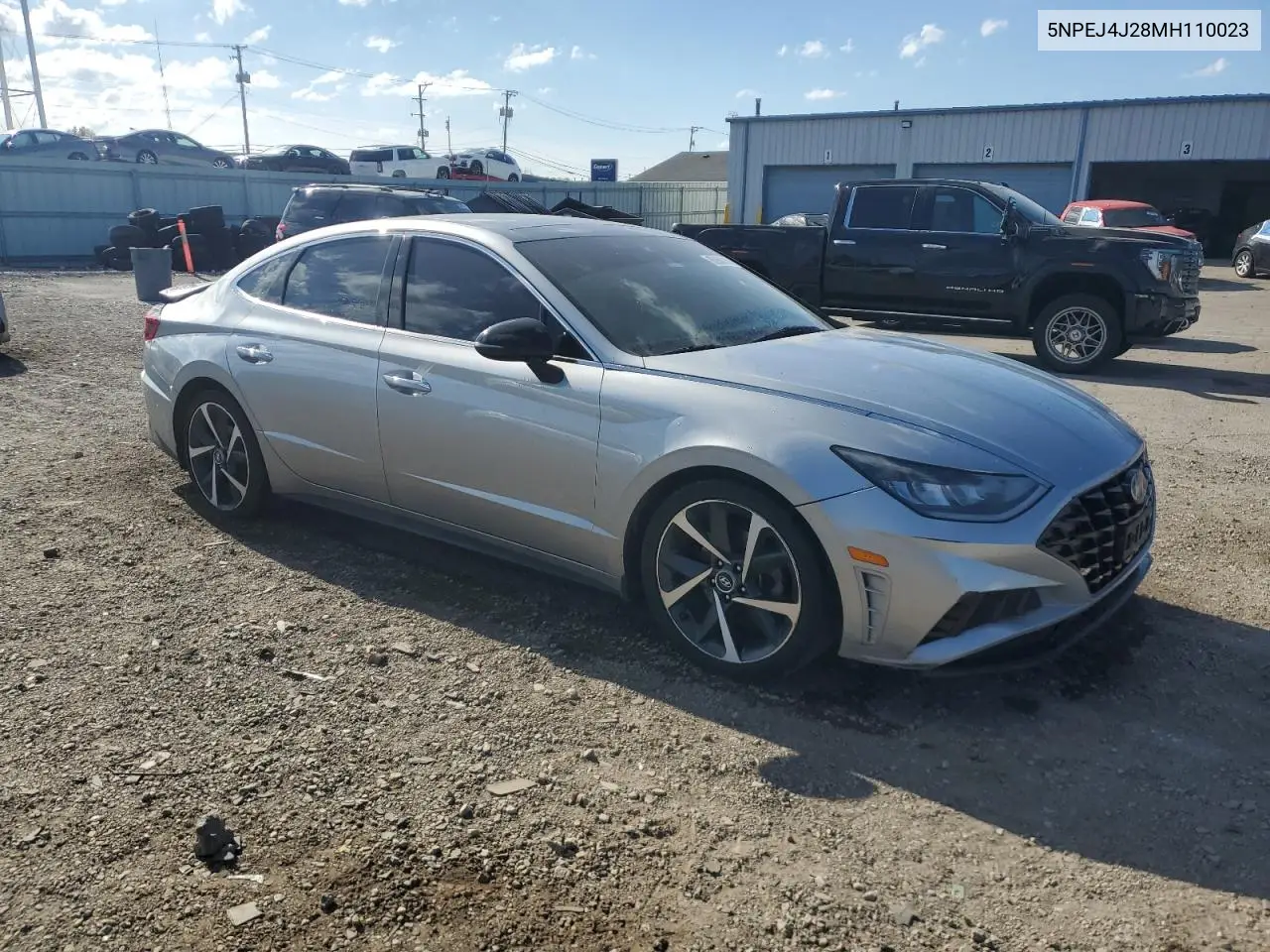 5NPEJ4J28MH110023 2021 Hyundai Sonata Sel Plus