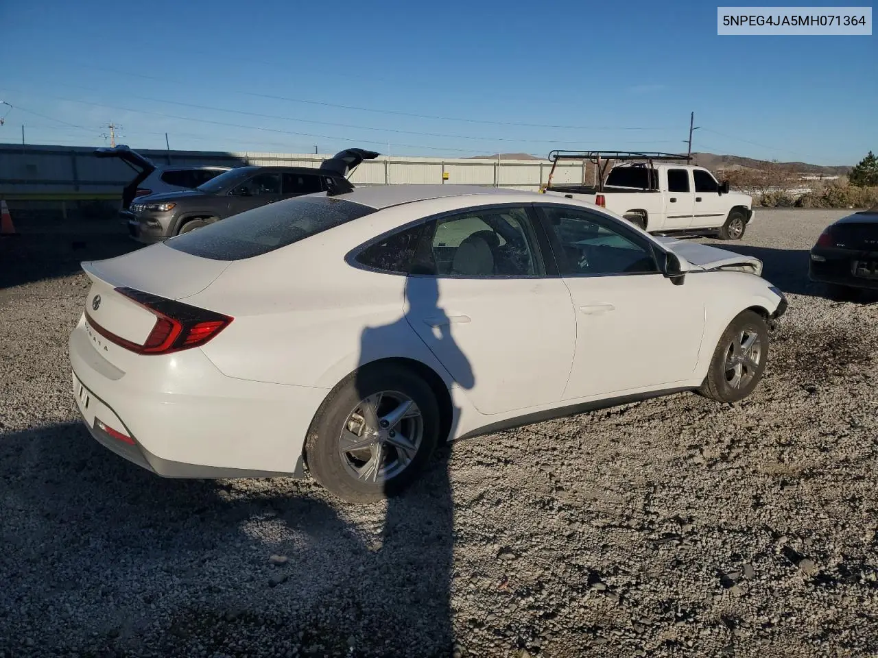 5NPEG4JA5MH071364 2021 Hyundai Sonata Se