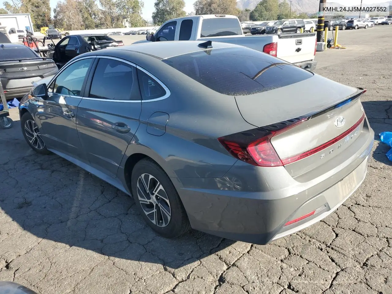 KMHL24JJ5MA027552 2021 Hyundai Sonata Hybrid