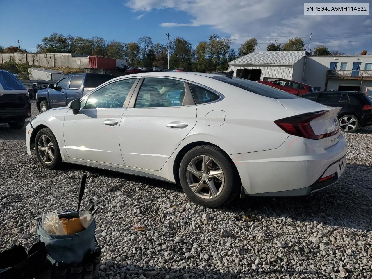 5NPEG4JA5MH114522 2021 Hyundai Sonata Se