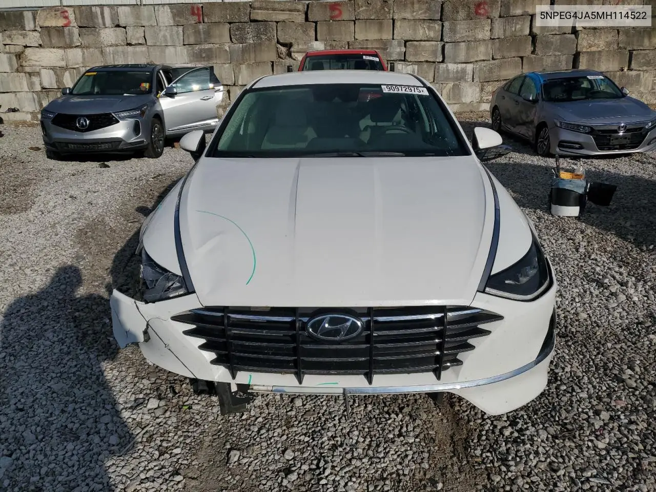 5NPEG4JA5MH114522 2021 Hyundai Sonata Se