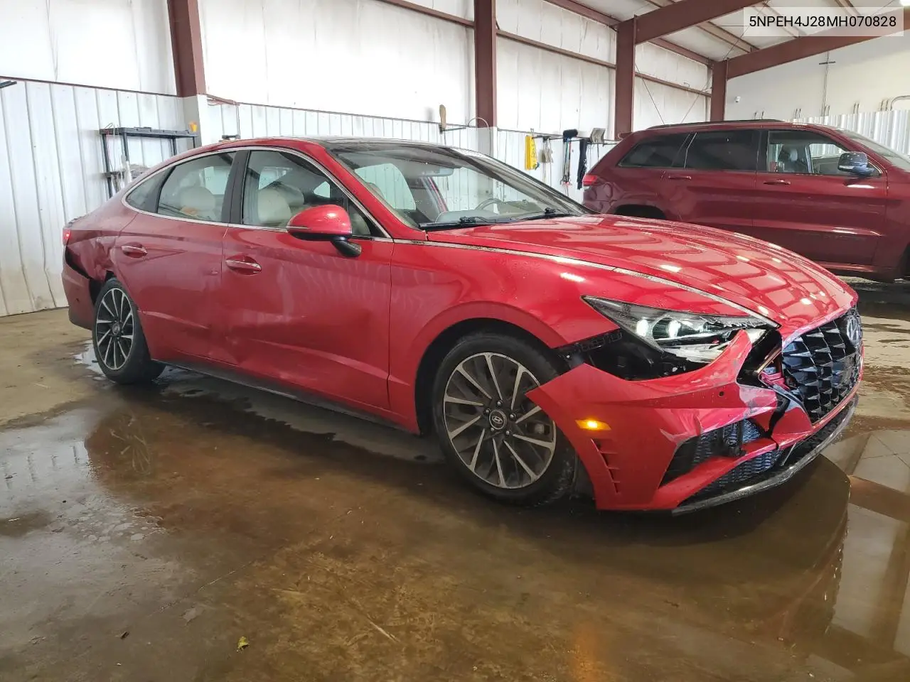 5NPEH4J28MH070828 2021 Hyundai Sonata Limited