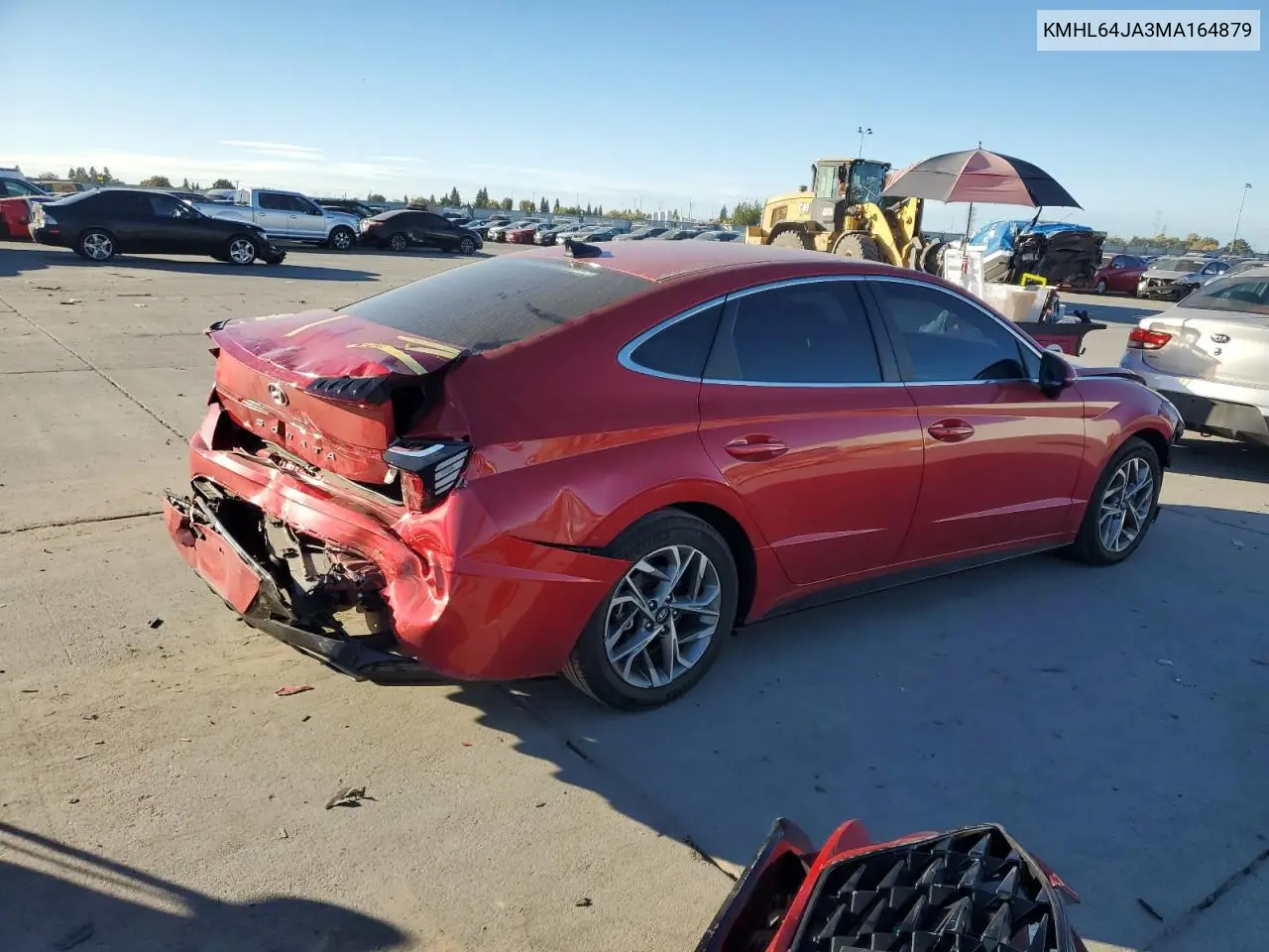 KMHL64JA3MA164879 2021 Hyundai Sonata Sel
