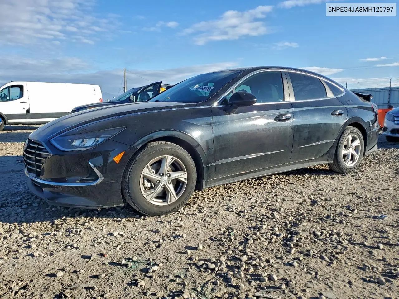 5NPEG4JA8MH120797 2021 Hyundai Sonata Se