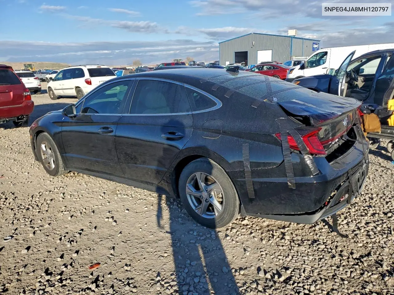 5NPEG4JA8MH120797 2021 Hyundai Sonata Se