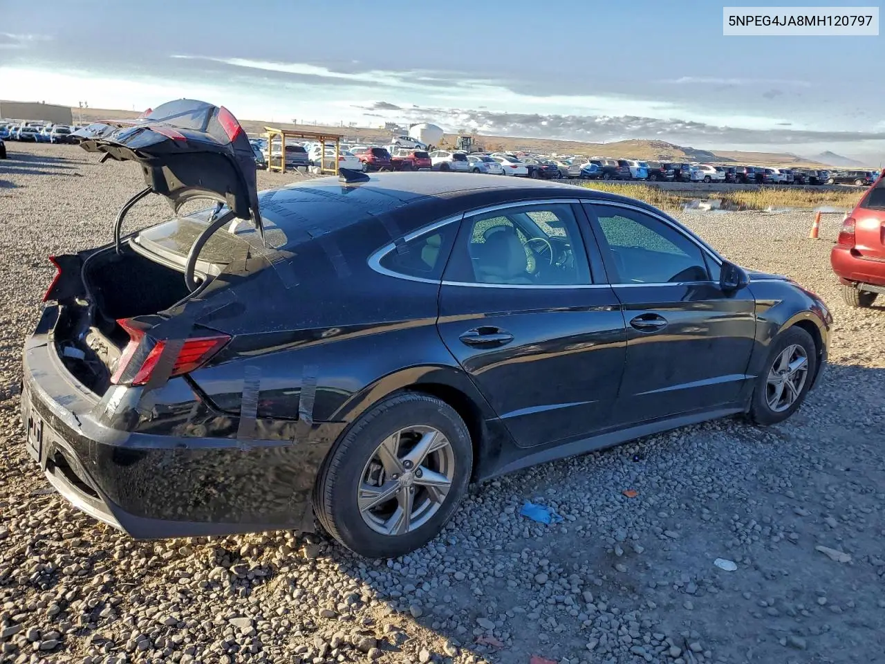5NPEG4JA8MH120797 2021 Hyundai Sonata Se