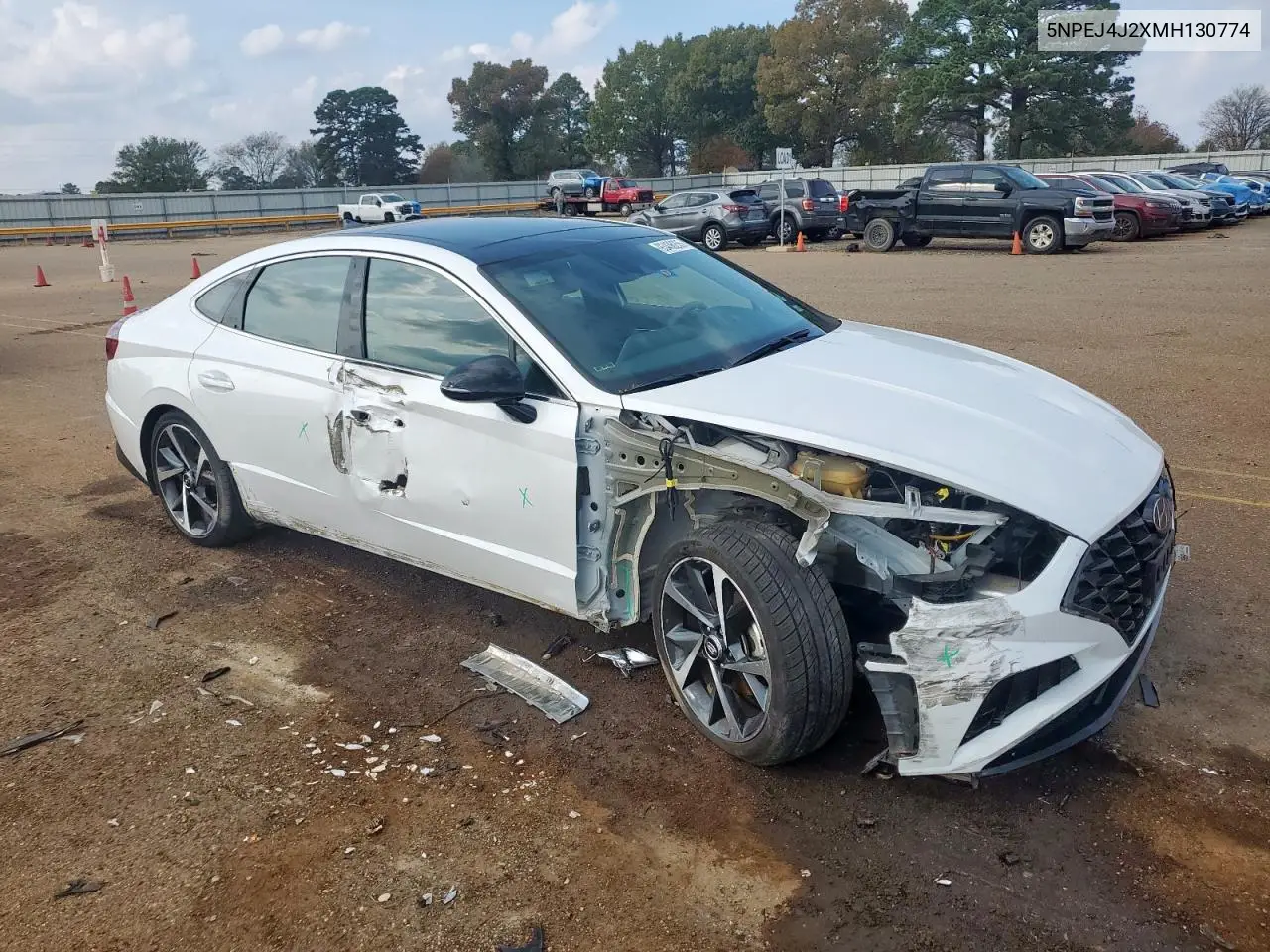 5NPEJ4J2XMH130774 2021 Hyundai Sonata Sel Plus