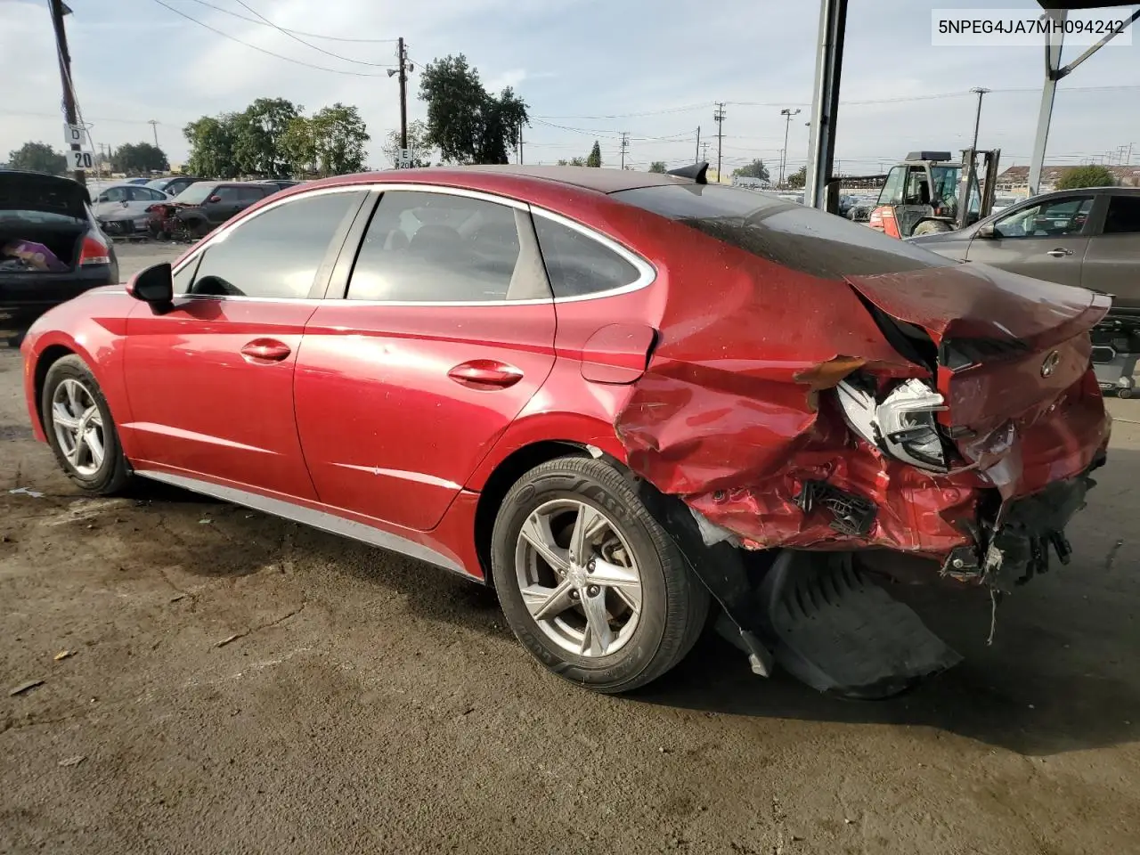 5NPEG4JA7MH094242 2021 Hyundai Sonata Se