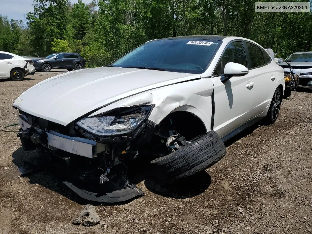 KMHL64J23NA220264 2022 Hyundai Sonata Luxury