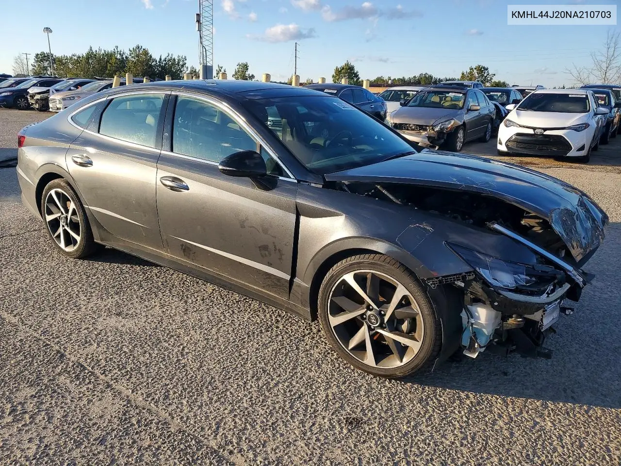 KMHL44J20NA210703 2022 Hyundai Sonata Sel Plus