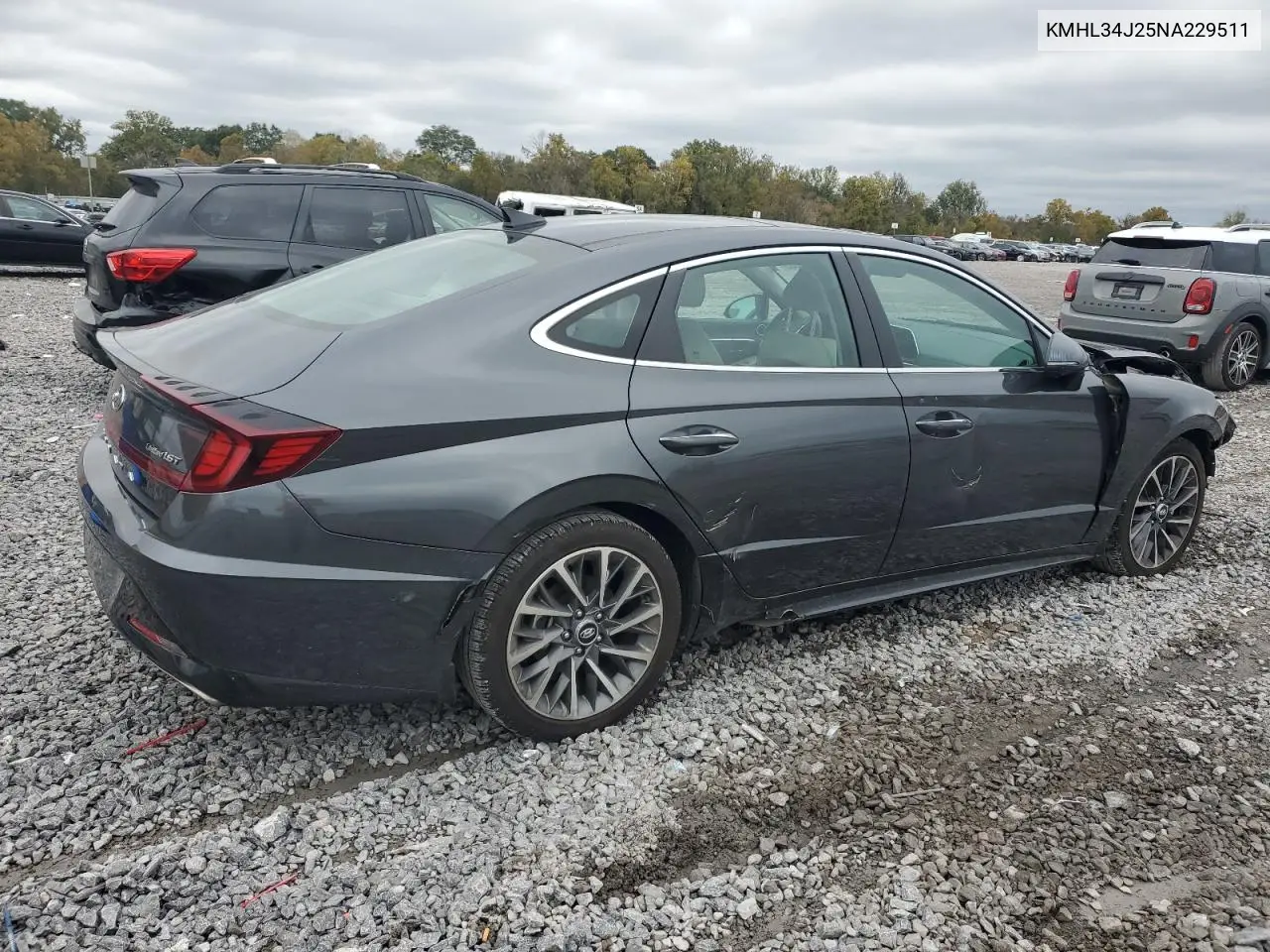 KMHL34J25NA229511 2022 Hyundai Sonata Limited