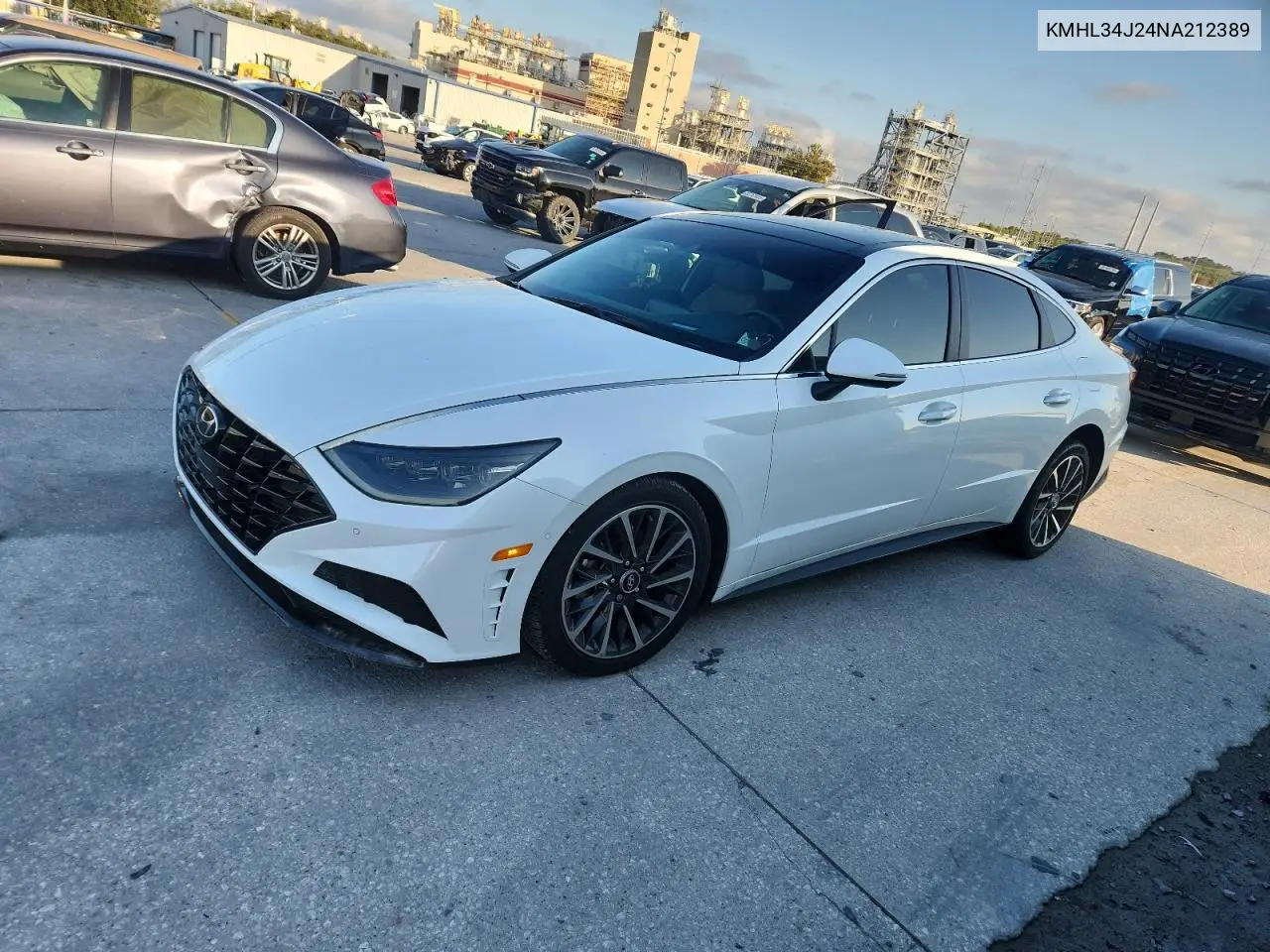 KMHL34J24NA212389 2022 Hyundai Sonata Limited