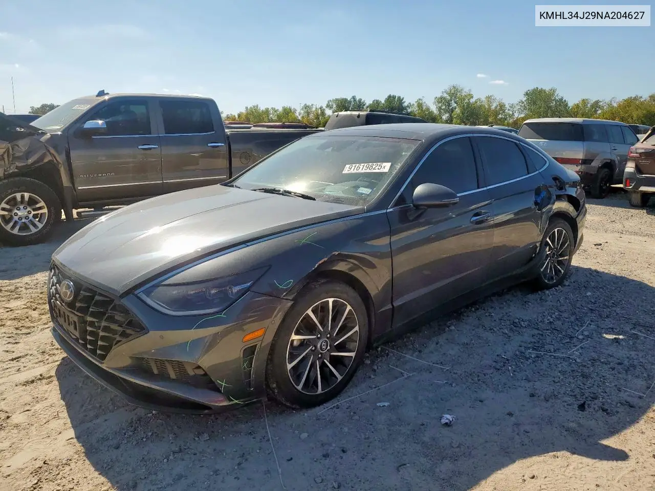 KMHL34J29NA204627 2022 Hyundai Sonata Limited