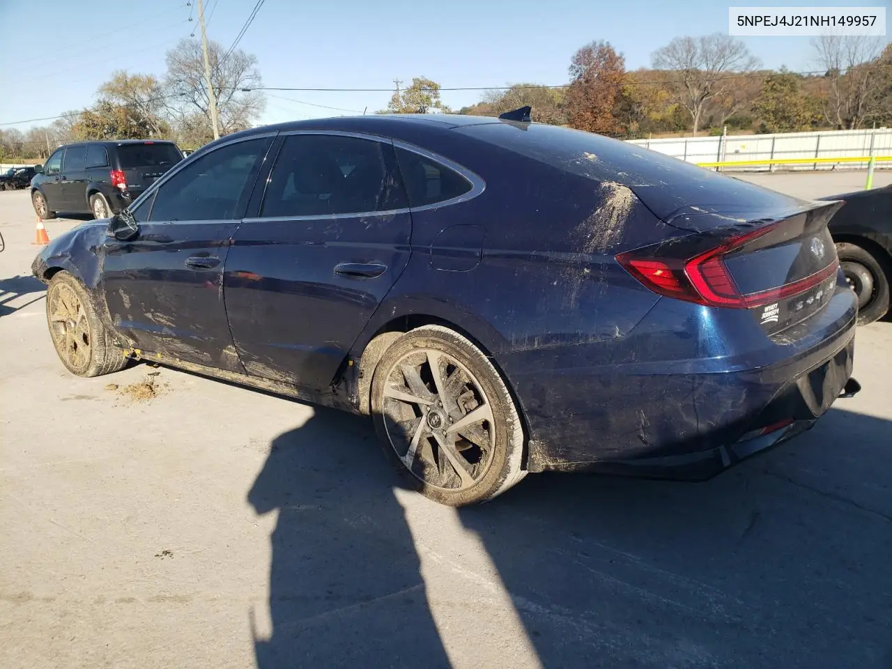 5NPEJ4J21NH149957 2022 Hyundai Sonata Sel Plus