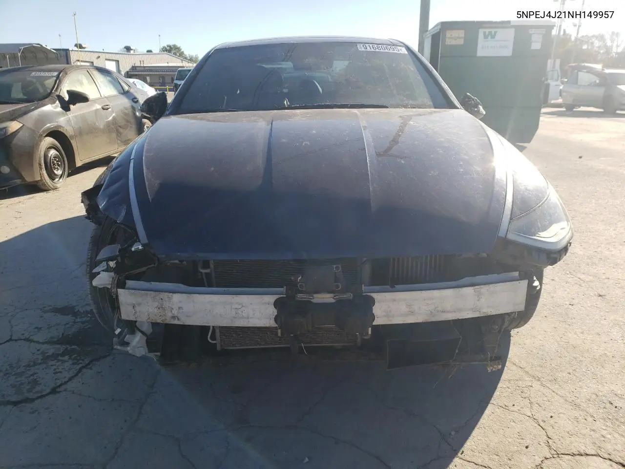 5NPEJ4J21NH149957 2022 Hyundai Sonata Sel Plus