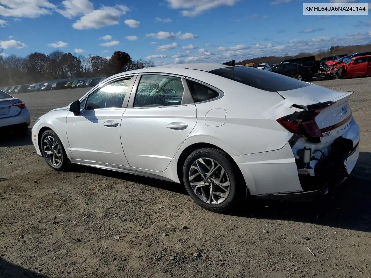 KMHL64JA6NA240144 2022 Hyundai Sonata Sel