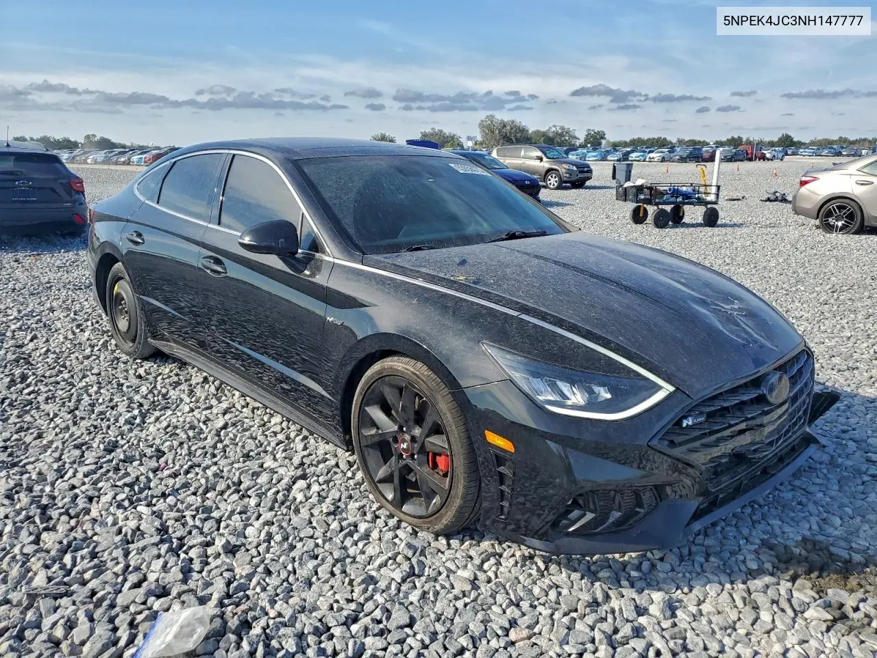 5NPEK4JC3NH147777 2022 Hyundai Sonata N Line