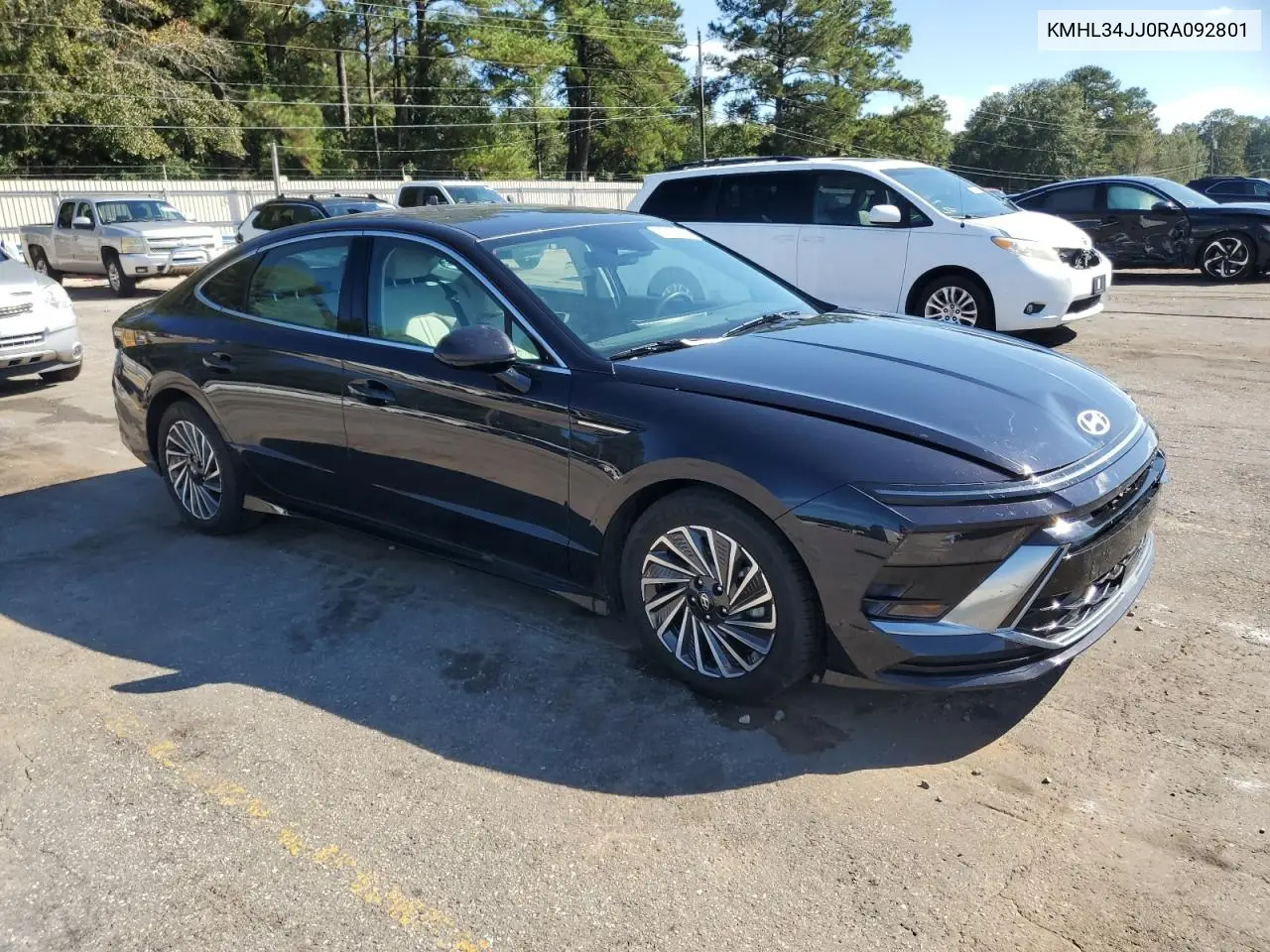 KMHL34JJ0RA092801 2024 Hyundai Sonata Hybrid