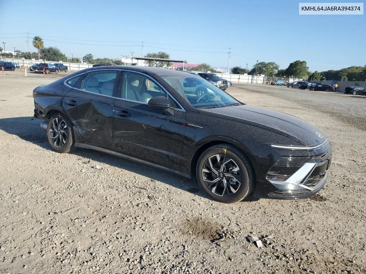 KMHL64JA6RA394374 2024 Hyundai Sonata Sel