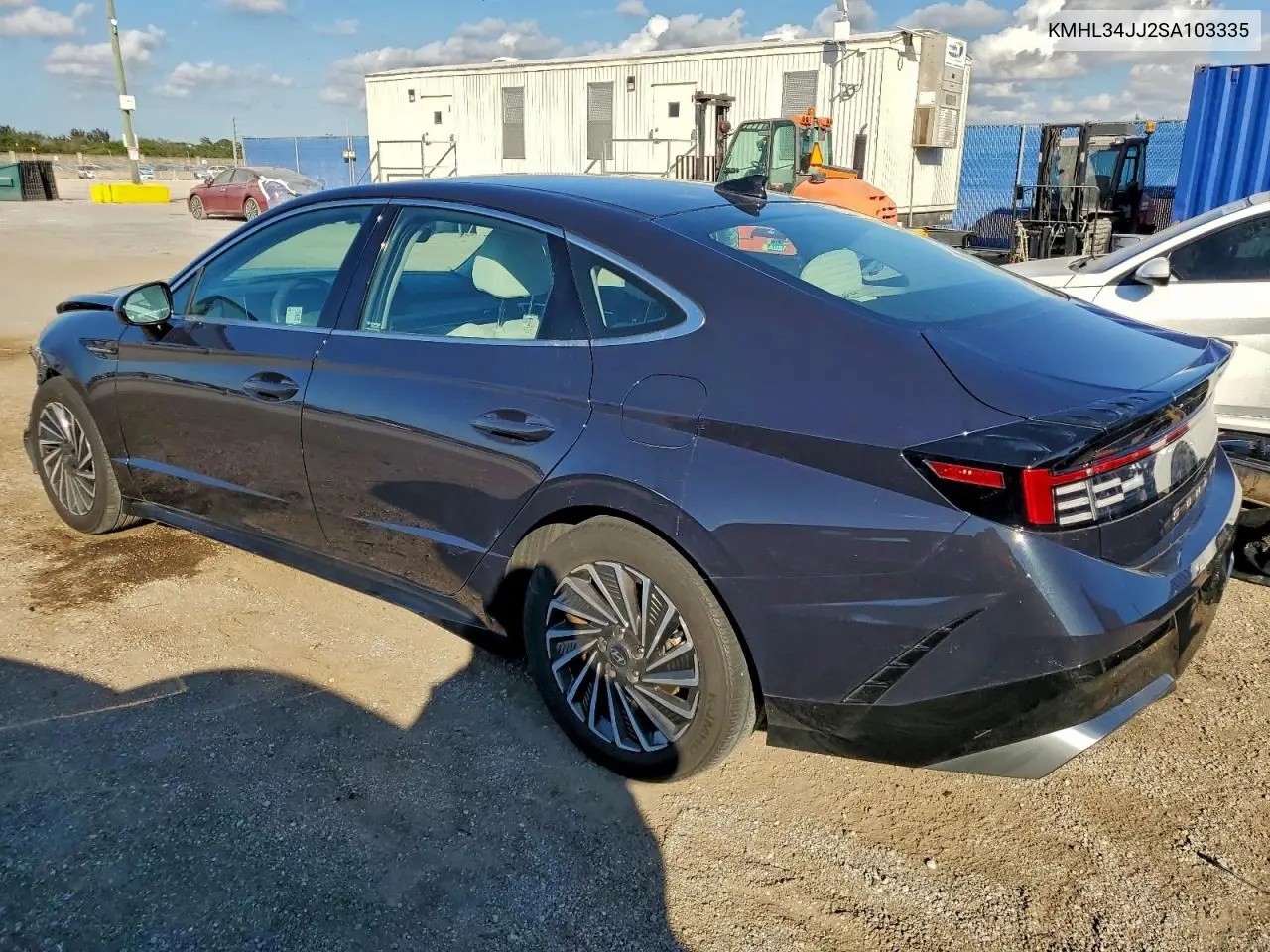 KMHL34JJ2SA103335 2025 Hyundai Sonata Hybrid