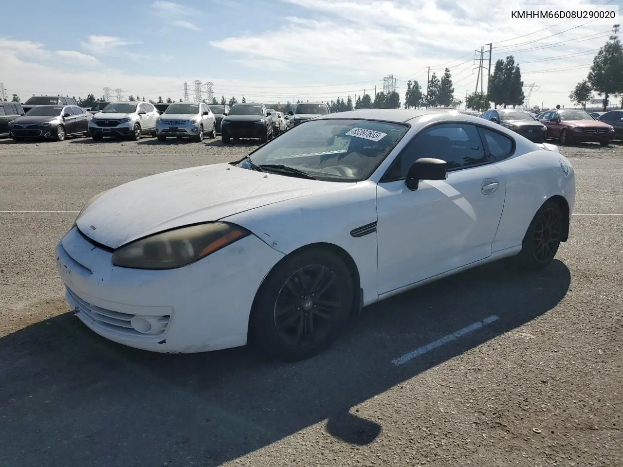 KMHHM66D08U290020 2008 Hyundai Tiburon Gs