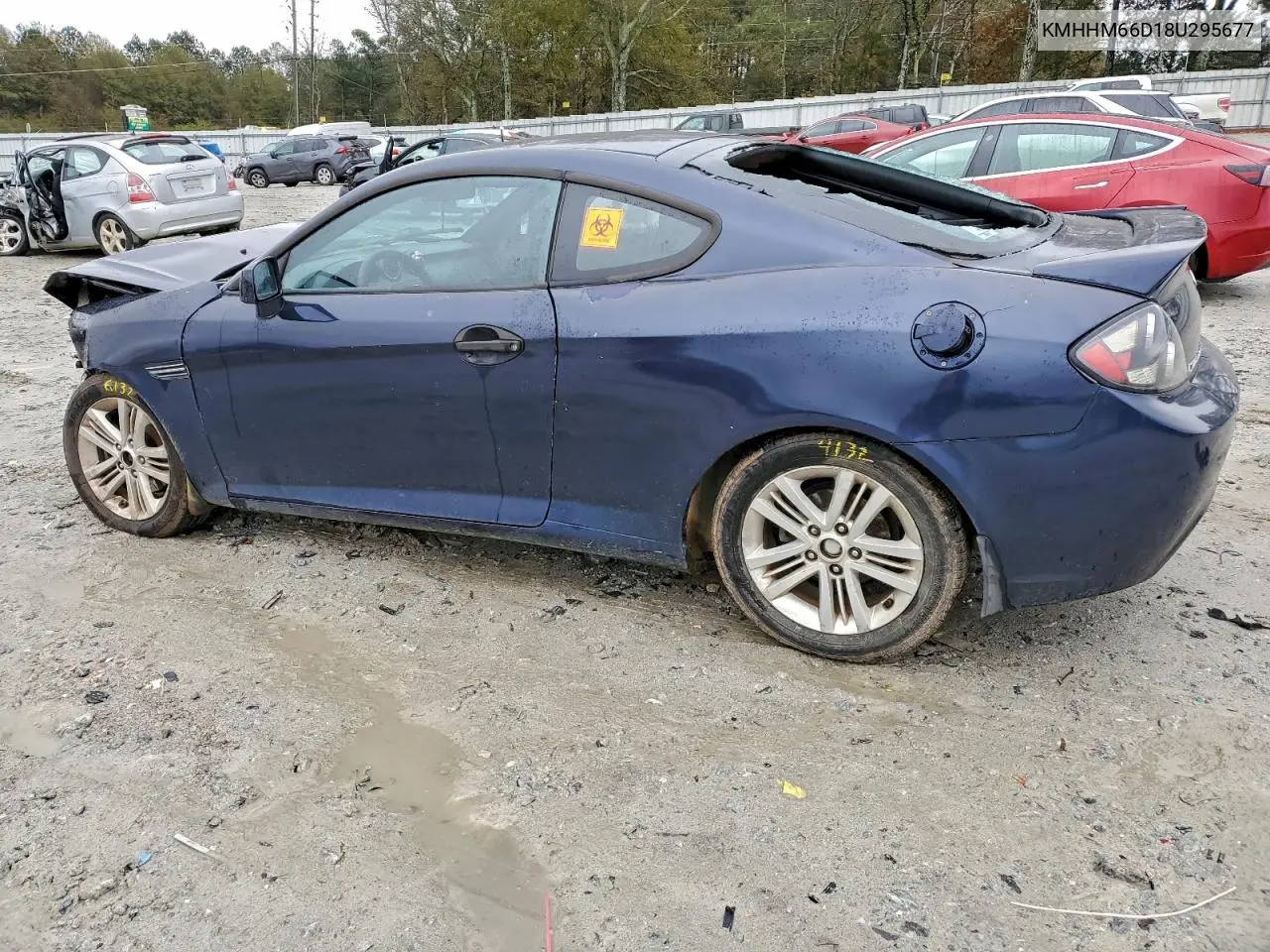 KMHHM66D18U295677 2008 Hyundai Tiburon Gs