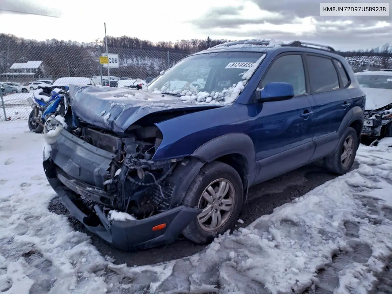 KM8JN72D97U589238 2007 Hyundai Tucson Se