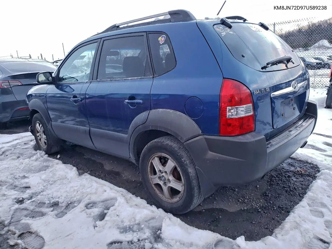 KM8JN72D97U589238 2007 Hyundai Tucson Se