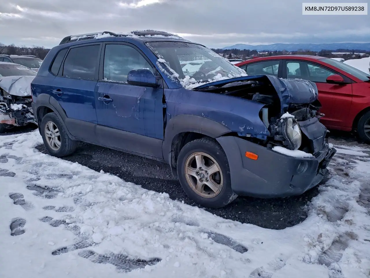 KM8JN72D97U589238 2007 Hyundai Tucson Se