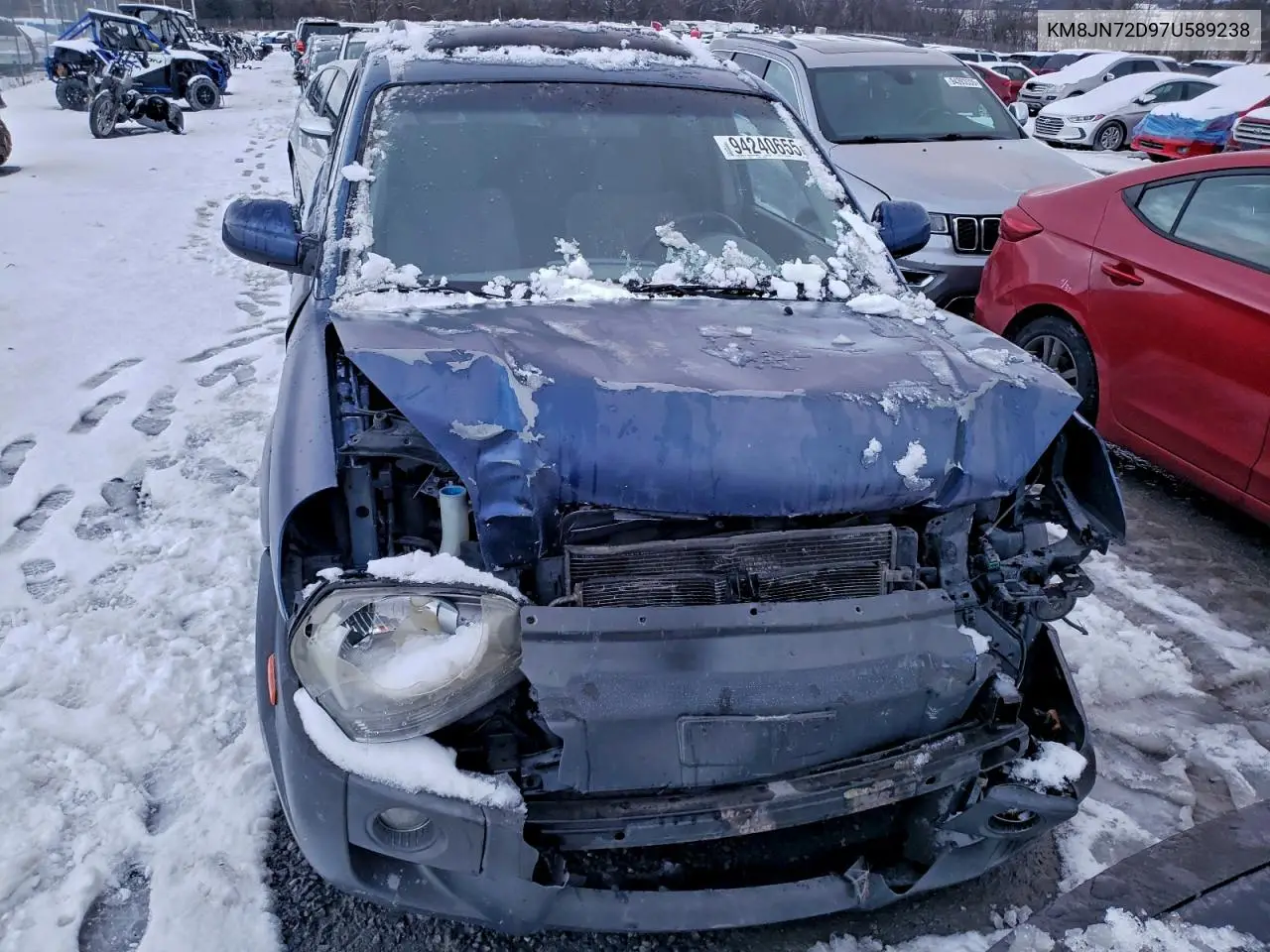 KM8JN72D97U589238 2007 Hyundai Tucson Se