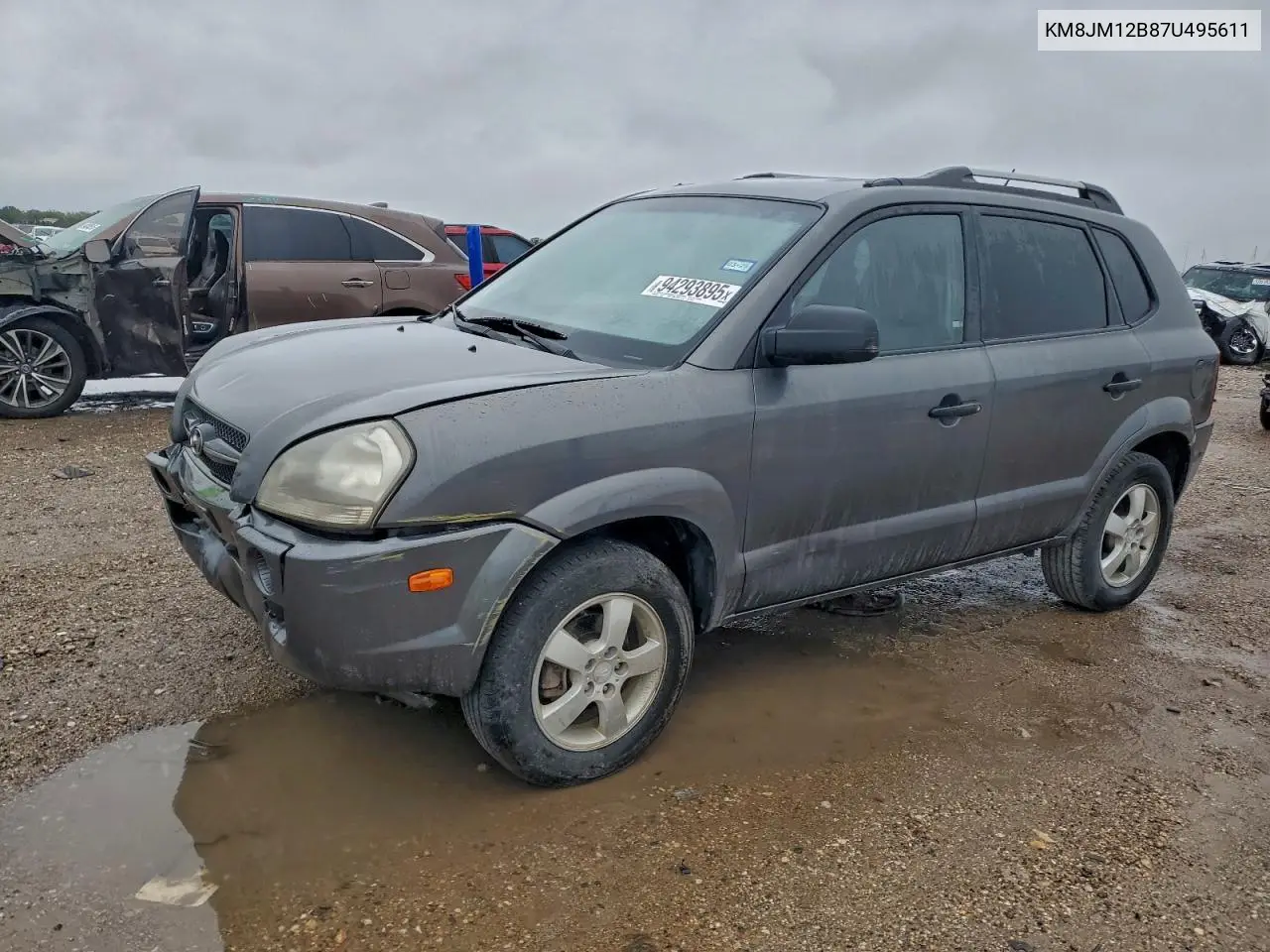 KM8JM12B87U495611 2007 Hyundai Tucson Gls