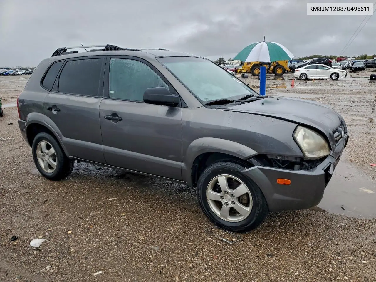 KM8JM12B87U495611 2007 Hyundai Tucson Gls
