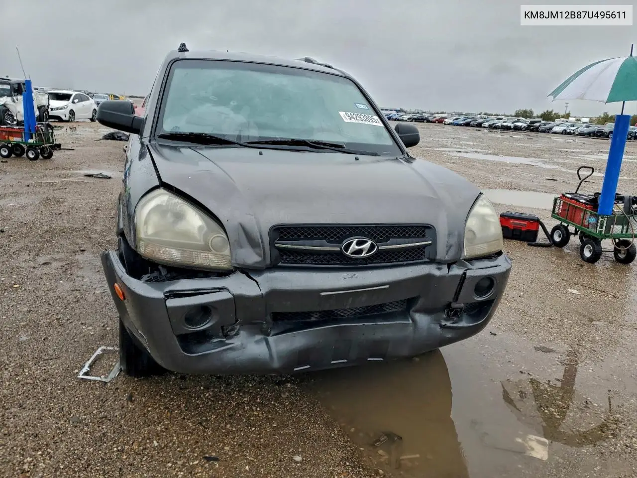 KM8JM12B87U495611 2007 Hyundai Tucson Gls