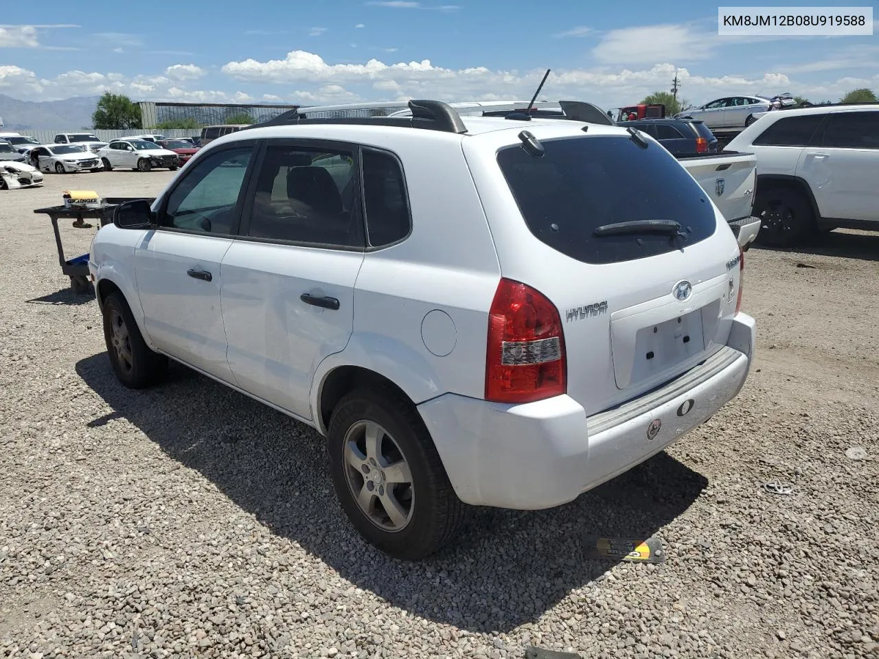 2008 Hyundai Tucson Gls VIN: KM8JM12B08U919588 Lot: 60893494