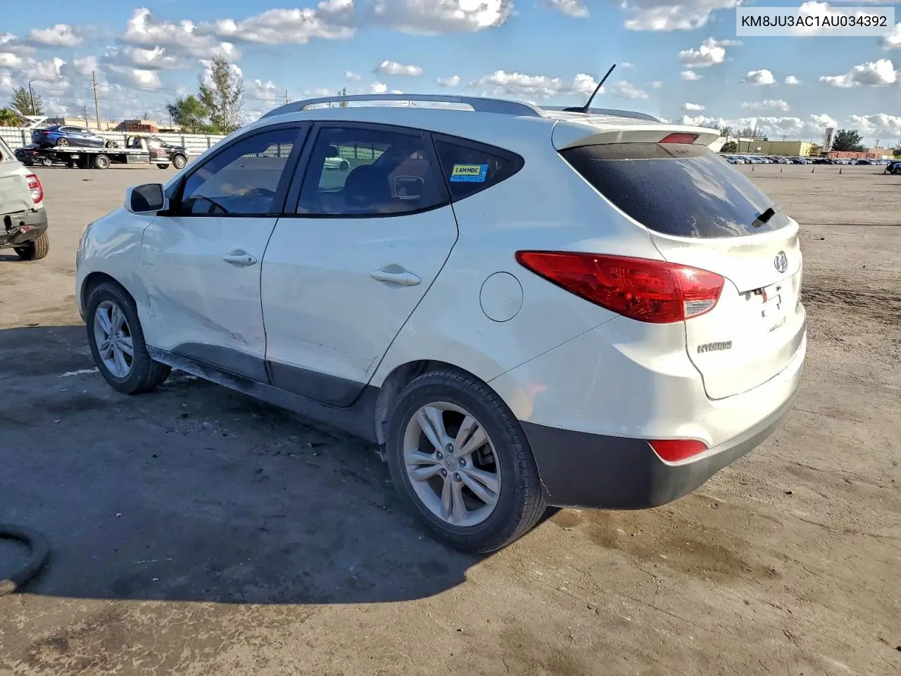 KM8JU3AC1AU034392 2010 Hyundai Tucson Gls
