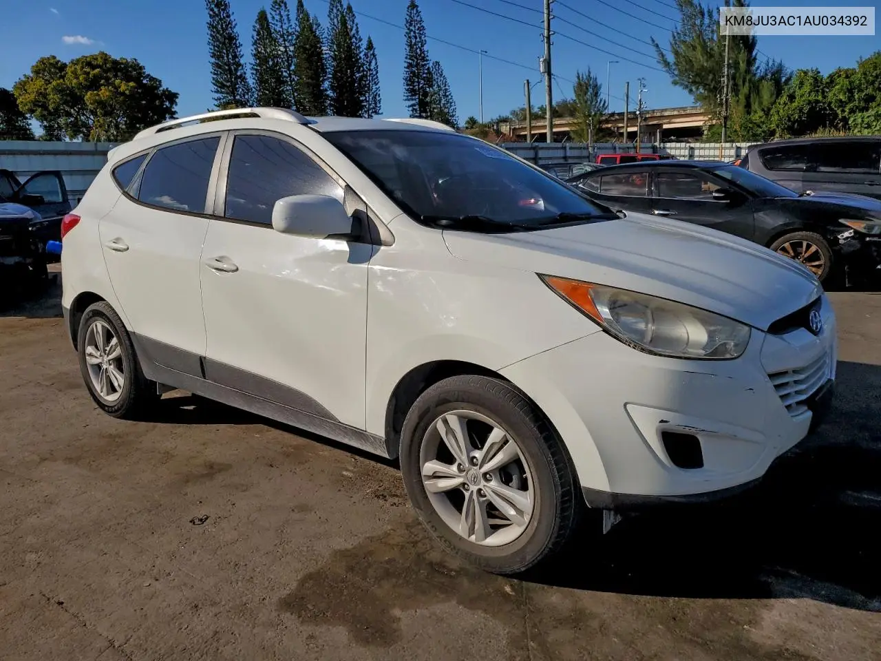 KM8JU3AC1AU034392 2010 Hyundai Tucson Gls